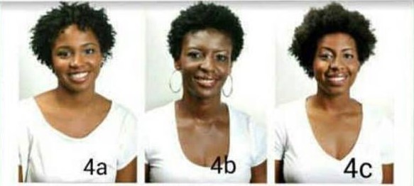 4a, 4b and 4c curly hair types