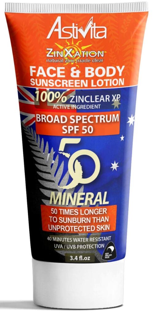 AstiVita Zinc Mineral Sunscreen SPF50