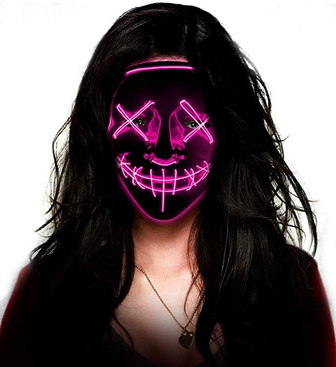 LED mask for halloween