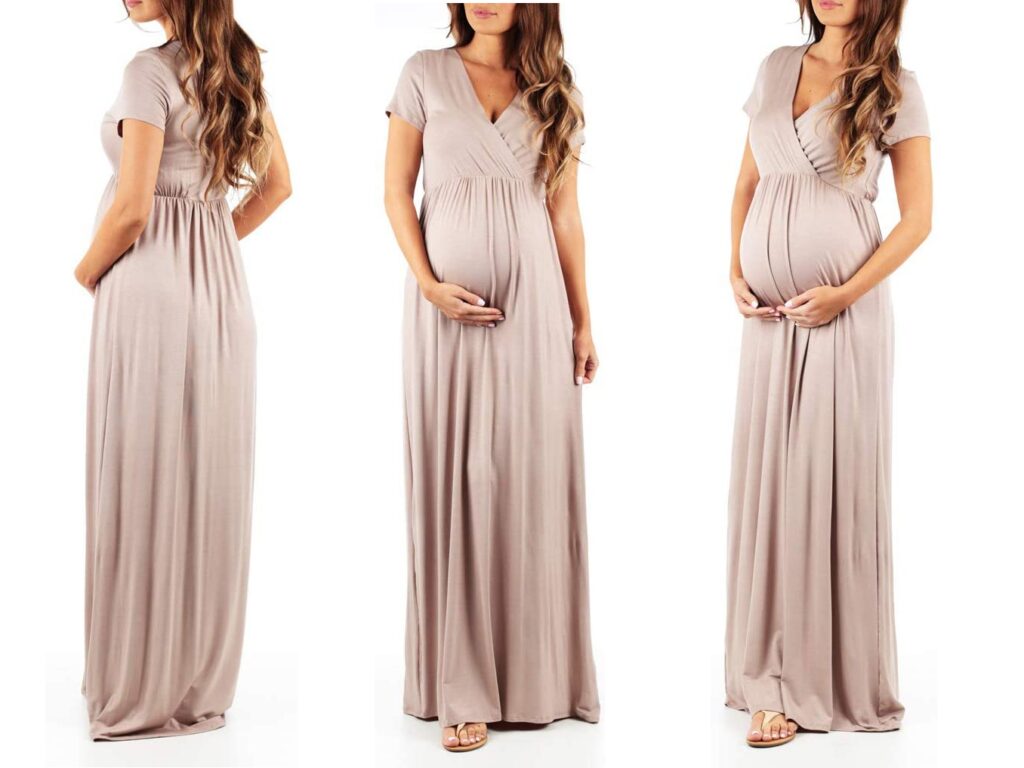 Women's Maternity Short Sleeve Dress